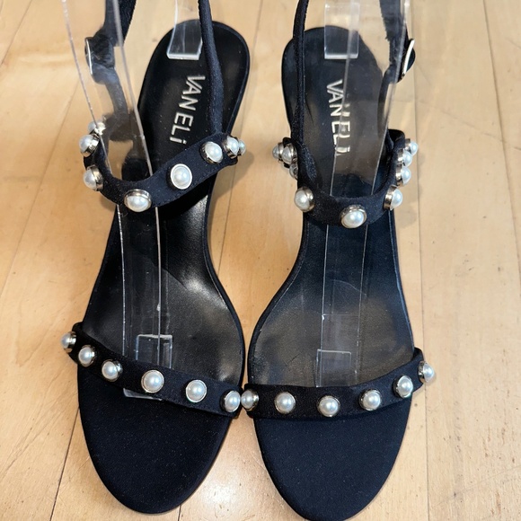 NWOTVANeLi Black /pearl sandal, 8,  CB2505 - Picture 2 of 5